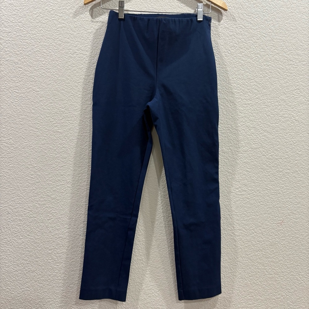 Theory Navy Slim Women’s Dress Pants Made in USA. - Picture 3 of 10